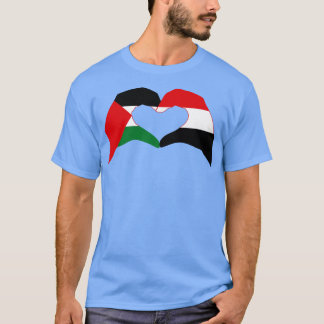 T-shirt Nous Coeurs Palestine Yémen Série Patriot
