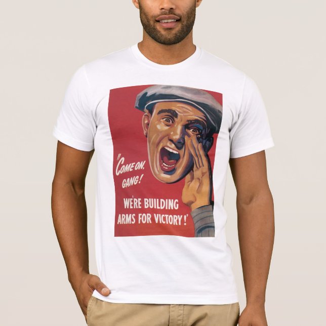 T-shirt Nous construisons des armes pour la victoire (Devant)
