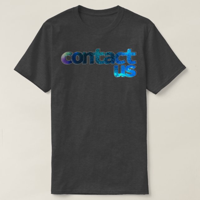 T-shirt nous contacter (Design devant)