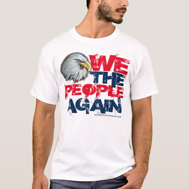T-shirt nous de personnes l'aigle encore (Devant)