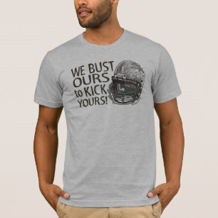 T-shirt Nous éclatons le nôtre pour donner un coup de pied