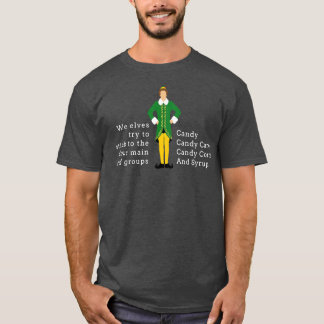 T-shirt Nous elfes essayons de nous en tenir aux quatre pr