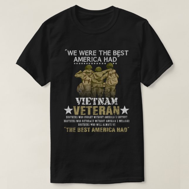 T-shirt Nous Étions Les Meilleurs États-Unis Si Viêt-nam V (Design devant)