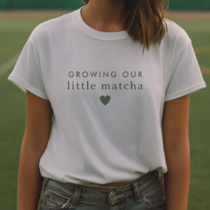 T-shirt Nous faisons grandir notre petit matcha Maman en d
