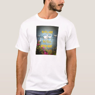 T-shirt Nous laissons toujours nos clients heureux et sati