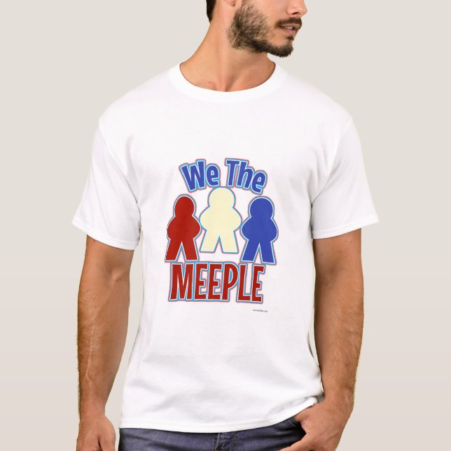 T-shirt Nous Le Meeple Tabletop Gamer Design (Devant)