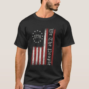 T-shirt Nous Le Peuple 1776 Drapeau USA Américain Patrioti
