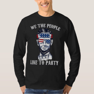 T-shirt Nous Le Peuple Constitution Patriotique Américaine