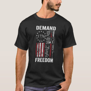 T-shirt Nous, le peuple, exigeons la liberté AR15 2e Amend