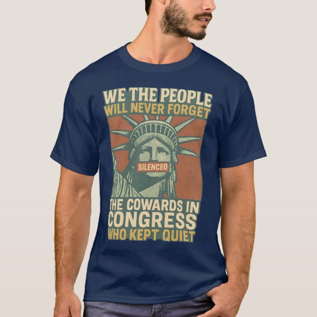 T-shirt Nous, le peuple n'oublierons jamais (Devant)
