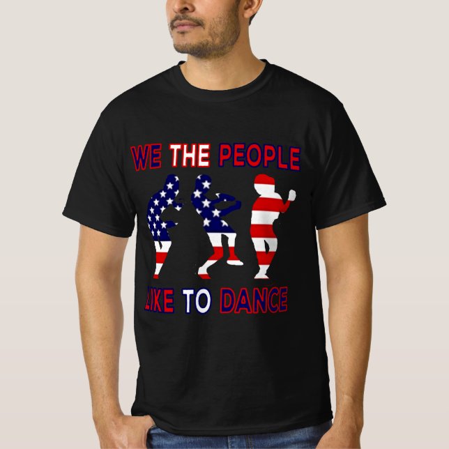 T-SHIRT NOUS, LES GENS AIMENT FAIRE LA FÊTE (Devant)
