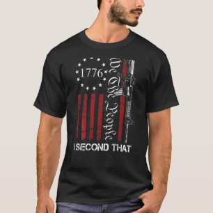 T-shirt Nous Les Gens Je Deuxième Que 2E Amendement Drapea