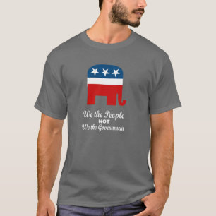 T-shirt Nous les personnes pas nous le gouvernement