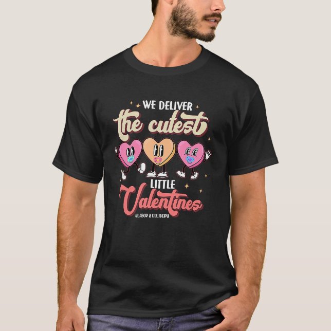 T-shirt Nous Livrons Les Petites Valentines Les Plus Cutte (Devant)