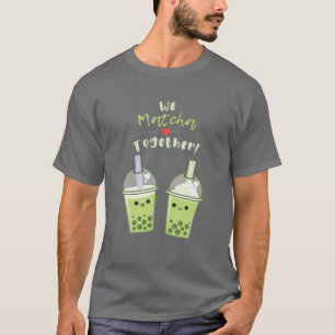 T-shirt Nous Matcha Ensemble Bubble Thé Valentines Jour P