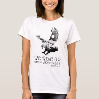 T-shirt Nous Montons Des Ailes Comme Eagles Isaïe 4013