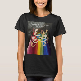 T-shirt Nous ne regarderons pas Le Monde Brûler (avec des