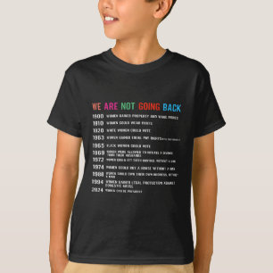 T-shirt Nous Ne Reviendrons Pas Sur Les Droits De Vote