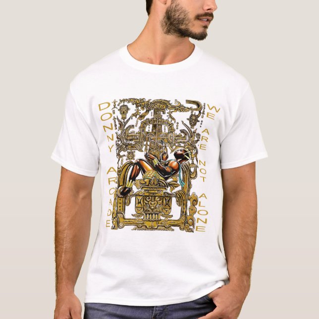 T-shirt Nous ne sommes pas seuls par l'arcade de Donny (Devant)