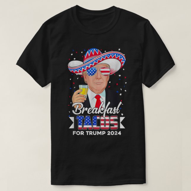 T-shirt Nous Ne Sommes Pas Tacos Drapeau Américain Drôle T (Design devant)