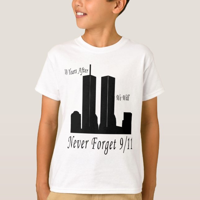 T-shirt Nous n'oublierons jamais 9/11 (Devant)