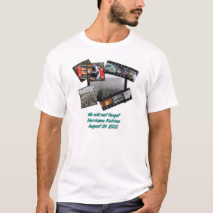 T-shirt Nous n'oublierons pas l'ouragan Katrina