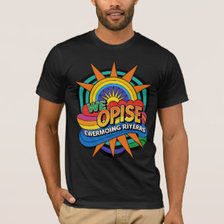 T-shirt Nous nous élevons en donnant les moyens aux autres