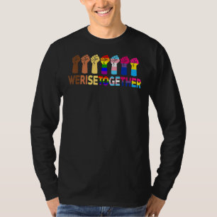 T-shirt Nous Nous Réunissons Lgbt Q Pride Justice sociale