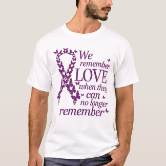 T-shirt Nous nous souvenons d'aimer le ruban de sensibilis