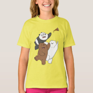 T-shirt Nous Ours Nus - Dernière tranche de pizza