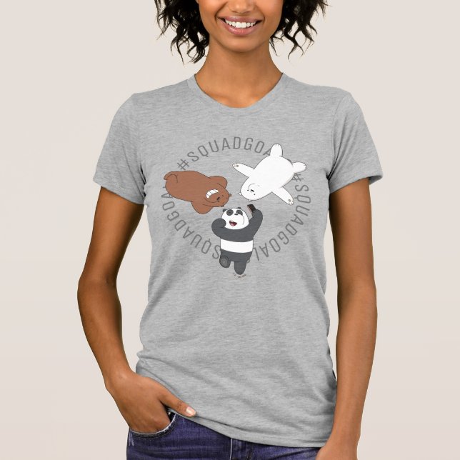 T-shirt Nous portons des ours nus - #SquadButs (Devant)