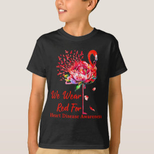 T-shirt Nous Portons Du Rouge Pour La Journée De Sensibili