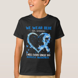 T-shirt Nous Portons Le Rose Pour Alopecia Sensibilisation