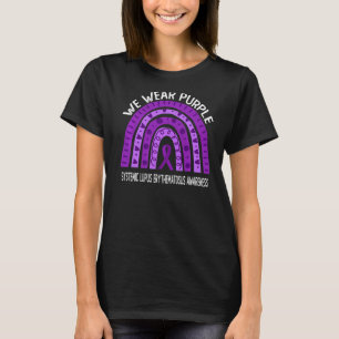T-shirt Nous Portons Le Violet Pour Le Lupus Érythémateux 