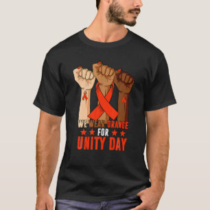T-shirt Nous Portons Orange Pour Le Jour De L'Unité
