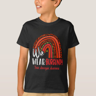 T-shirt Nous Portons Une Sensibilisation À L'Aneurie Du Ce