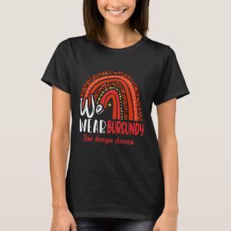 T-shirt Nous Portons Une Sensibilisation À L'Aneurie Du Ce