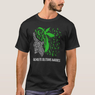 T-shirt Nous Portons Vert Pour Bronchiolitis Obliterans