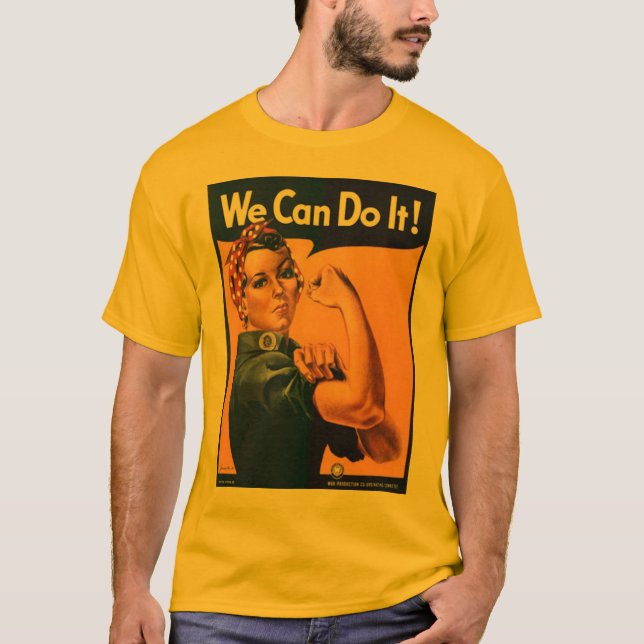 T-shirt Nous pouvons le faire pièce en t de temps de (Devant)