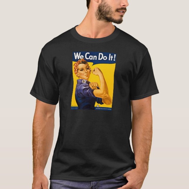 T-shirt Nous pouvons le faire ! Rosie le cru 2ÈME GUERRE (Devant)