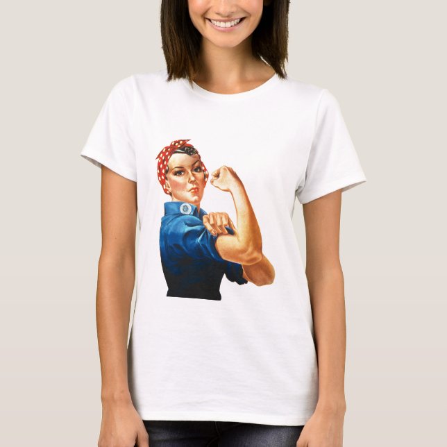 T-shirt Nous pouvons le faire Rosie le pouvoir des femmes  (Devant)