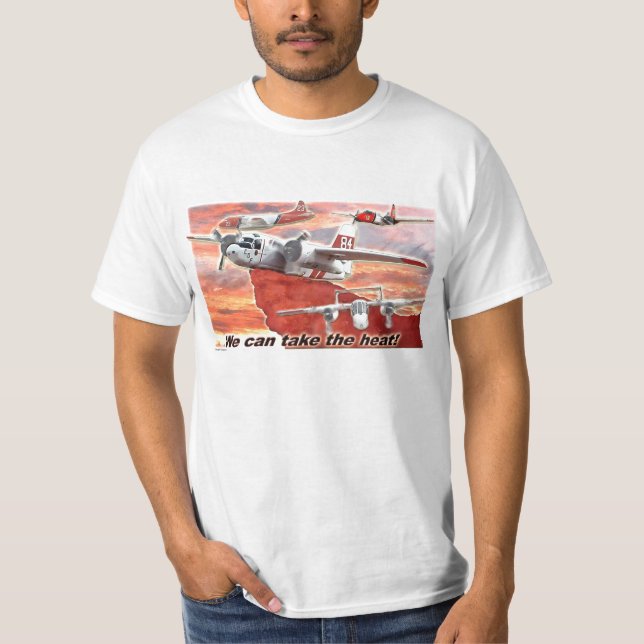 T-shirt Nous pouvons prendre la chaleur ! (Devant)