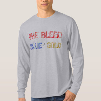 T-SHIRT NOUS, PURGE, BLEU, ET, OR