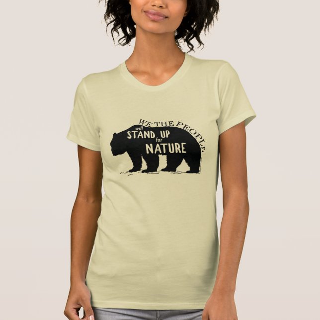T-shirt Nous que les personnes représentent la nature - (Devant)