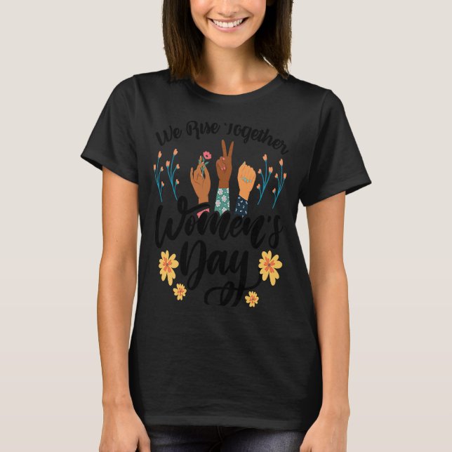 T-shirt Nous rassemblons la Journée des femmes pour l'auto (Devant)