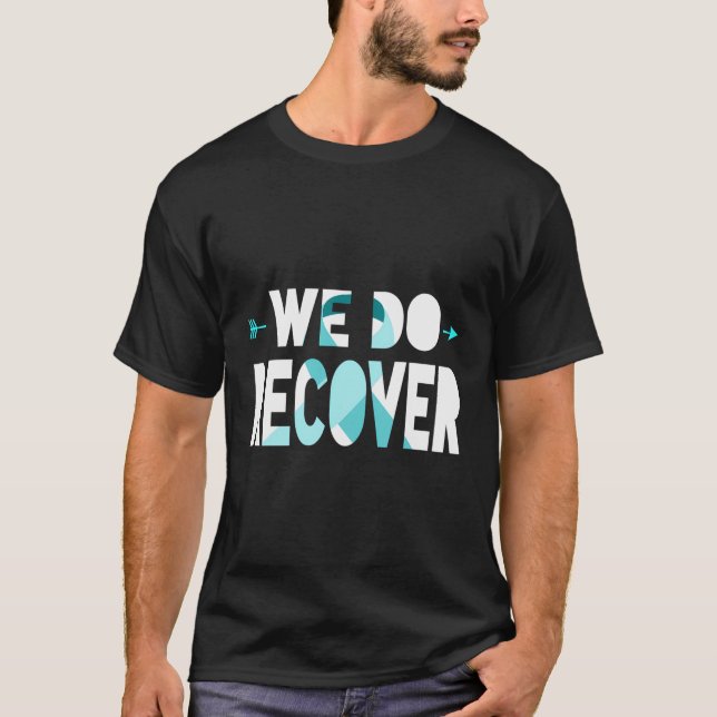 T-shirt Nous Récupérons Addiction Récupération Ruban Addic (Devant)