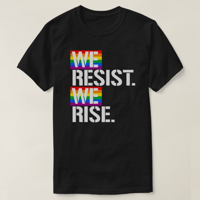 T-shirt Nous résistons Nous nous levons (Design devant)
