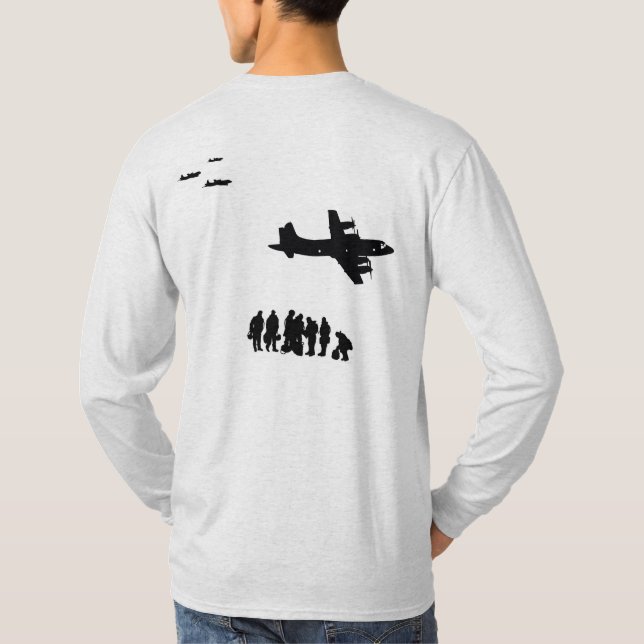 T-shirt Nous sommes Aircrewmen naval ! P-3 Orions et (Dos)