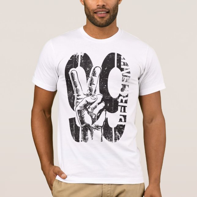 T-shirt Nous sommes chemise de paix de 99 pour cent (Devant)