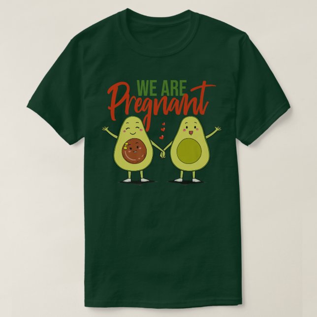 T-shirt Nous Sommes Enceinte Genre Revele Baby shower Part (Design devant)